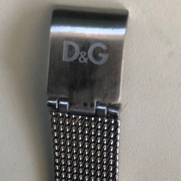 Dolce & Gabbana All Stainless Steel Mesh Band Wrist Watch